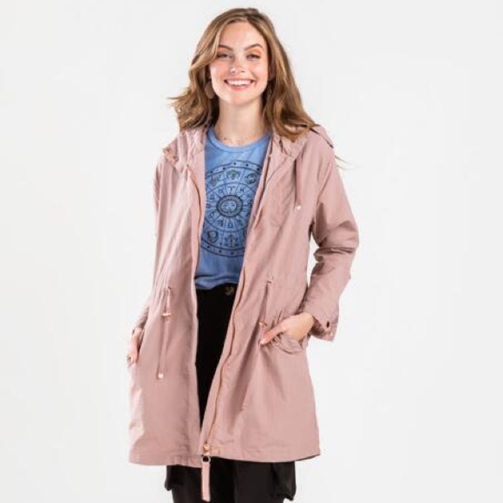 NWT Francesca’s Dannie Long Anorak Sz Large